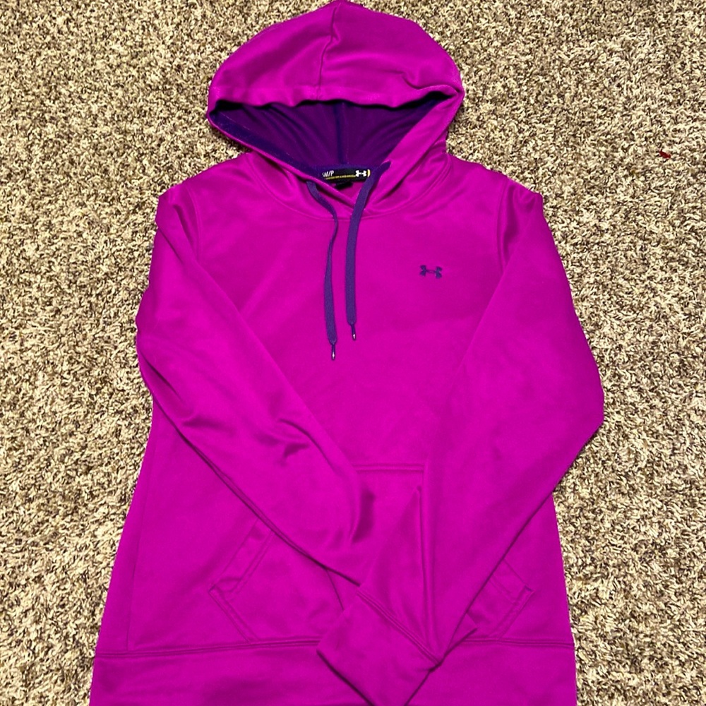 Purple under armor hoodie